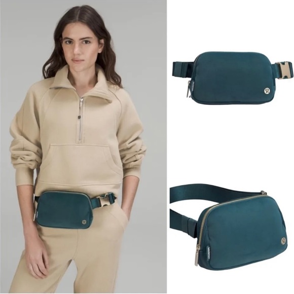 lululemon athletica Bags Lululemon Everywhere Belt Bag Velour Jasper Green Poshmark